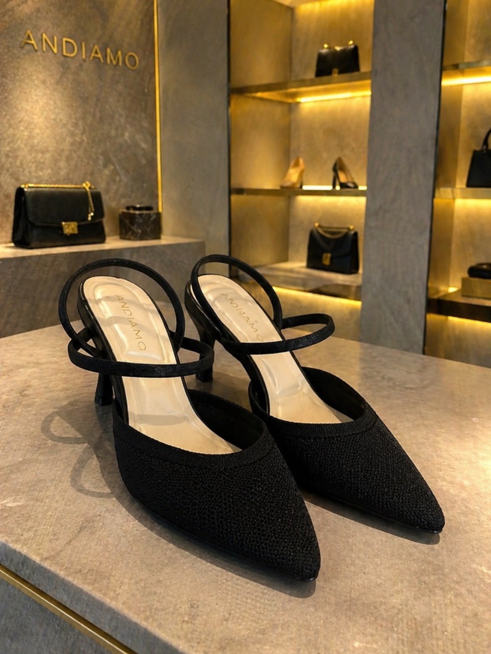 NEW Slingback pointed toe heels ZARA style 7.5